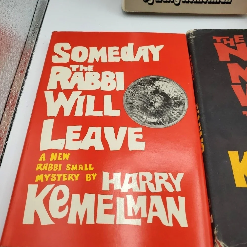 Lot of 5 Harry Kemelman Rabbi Murder Mysteries Hardcover VTG HB HC DJ